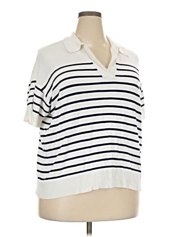 Jones New York Signature Short Sleeve Polo (view 1)