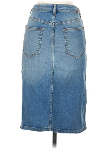 Pilcro and the Letterpress Denim Skirt (view 2)