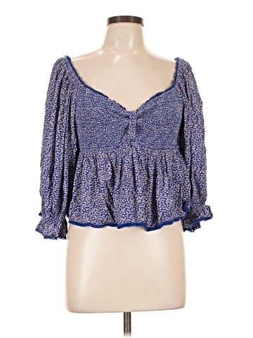 Free People 3/4 Sleeve Blouse (view 1)