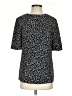L.K. Bennett Black Short Sleeve Blouse Size 4 - photo 1