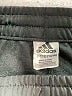 Adidas 100% Polyester Black Track Pants Size 14 - 16 - photo 3