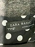 Zara Basic Polka Dots Black Casual Dress Size M - photo 7