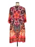 Sandra Darren Paisley Orange Casual Dress Size 20 - photo 2