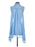 BCBGMAXAZRIA 100% Polyester Blue Sleeveless Blouse Size S - photo 2