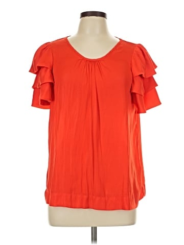 Skies Are Blue Short Sleeve Blouse (view 1)