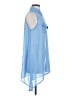 BCBGMAXAZRIA 100% Polyester Blue Sleeveless Blouse Size S - photo 4