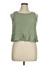 Anrabess Green Sleeveless Top Size XL - photo 1