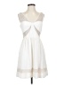 Max and Cleo 100% Polyester Ivory White Cocktail Dress Size 4 - photo 1