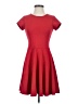 Parker Solid Red Casual Dress Size S - photo 1