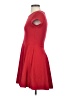 Parker Solid Red Casual Dress Size S - photo 5