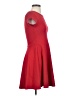 Parker Solid Red Casual Dress Size S - photo 4