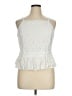 CeCe White Sleeveless Blouse Size XL - photo 1