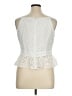 CeCe White Sleeveless Blouse Size XL - photo 2