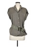 T Tahari 100% Polyester Gray Tan Sleeveless Blouse Size M - photo 1