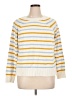 Ann Taylor LOFT Stripes Yellow Pullover Sweater Size XL - photo 1