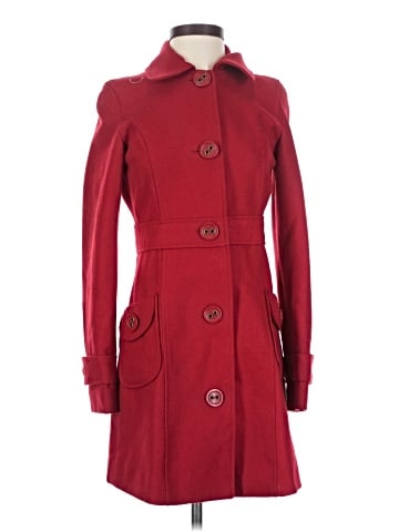 Tulle Wool Coat (view 1)