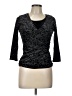Notations Black 3/4 Sleeve Top Size L (petite) - photo 1