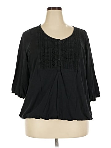 SONOMA life + style 3/4 Sleeve Blouse (view 1)