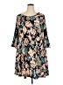Relativity Paisley Black Casual Dress Size 2X - photo 1