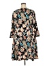 Relativity Paisley Black Casual Dress Size 2X - photo 2