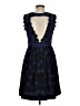 Corey Lynn Calter 100% Polyester Polka Dots Blue Cocktail Dress Size 4 - photo 2