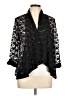 Annalee + Hope Black 3/4 Sleeve Blouse Size L - photo 1