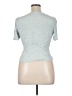Levi's 100% Viscose Teal Short Sleeve Blouse Size XL - photo 2