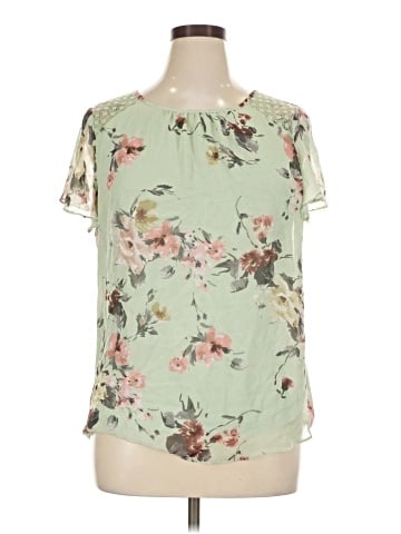 Apt. 9 Short Sleeve Blouse (view 1)