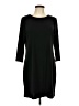 MICHAEL Michael Kors Solid Black Casual Dress Size L - photo 1