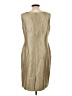 Kasper Metallic Tan Casual Dress Size 12 Petite - photo 2