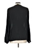 Banana Republic 100% Polyester Black Long Sleeve Blouse Size L - photo 2