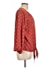 West Kei 100% Polyester Polka Dots Red 3/4 Sleeve Blouse Size L - photo 4
