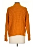 Line & Dot Solid Orange Turtleneck Sweater Size XS - photo 2