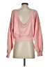 Free People 100% Cotton Pink Sweatshirt Size XS - photo 2