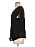 Joie 100% Silk Black Short Sleeve Silk Top Size L - photo 5