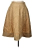 Westbound 100% Cotton Paisley Tan Formal Skirt Size 10 - photo 1