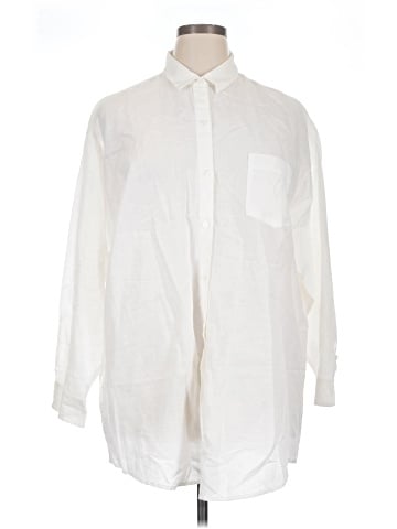 Victoria's Secret 3/4 Sleeve Button-Down Shirt (view 1)