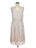 GNW 100% Polyester Metallic Silver Cocktail Dress Size M - photo 1