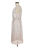 GNW 100% Polyester Metallic Silver Cocktail Dress Size M - photo 5