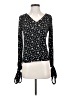 Hinge 100% Rayon Black Long Sleeve Blouse Size XS - photo 1