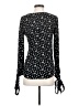 Hinge 100% Rayon Black Long Sleeve Blouse Size XS - photo 2