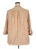 Cocomo Tan 3/4 Sleeve Button-Down Shirt Size 2X - photo 2