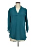 Rewind Teal Long Sleeve Blouse Size M - photo 1