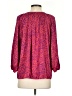 Tucker Animal Print Red 3/4 Sleeve Silk Top Size P (petite) - photo 2