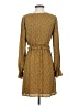 Le Lis 100% Polyester Paisley Yellow Casual Dress Size S - photo 2