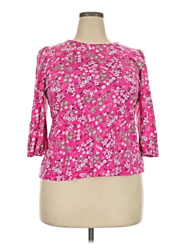 Crown & Ivy 3/4 Sleeve T-Shirt (view 1)