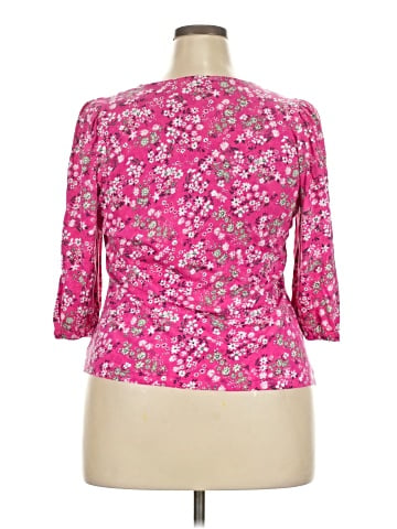 Crown & Ivy 3/4 Sleeve T-Shirt (view 2)