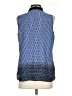 Tommy Hilfiger 100% Polyester Blue Sleeveless Blouse Size S - photo 2