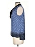 Tommy Hilfiger 100% Polyester Blue Sleeveless Blouse Size S - photo 5