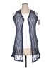 Ally B 100% Polyester Blue Cardigan Size 16 - photo 1